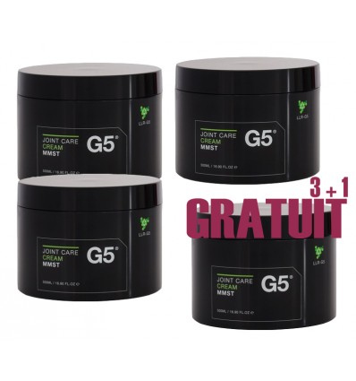 G5 Silicium Crème articulaire 500ml 3 +1 Gratuit